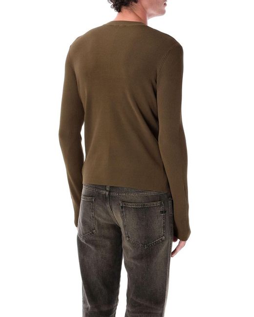 DIESEL Brown K-zackary Mock Neck Jumper for men