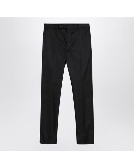 Prada Black Trousers Re-Nylon for men