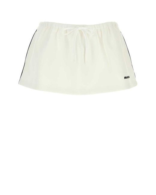 Miu Miu White Skirts