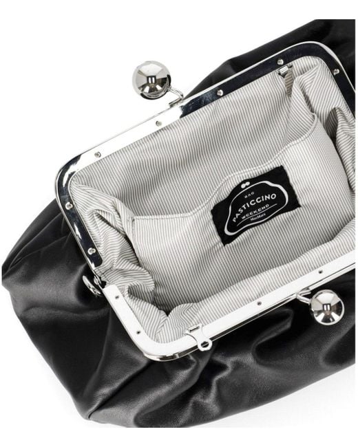 Weekend by Maxmara Black Pasticcino Cubico Medium Clutch