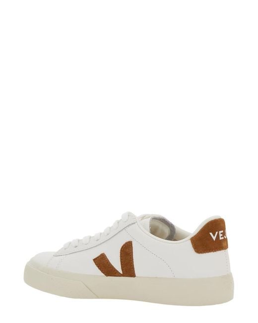 Veja White Campo Low-Top Sneakers