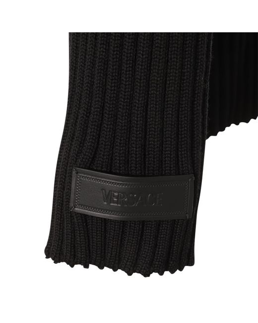 Versace Black Wool Jumper for men