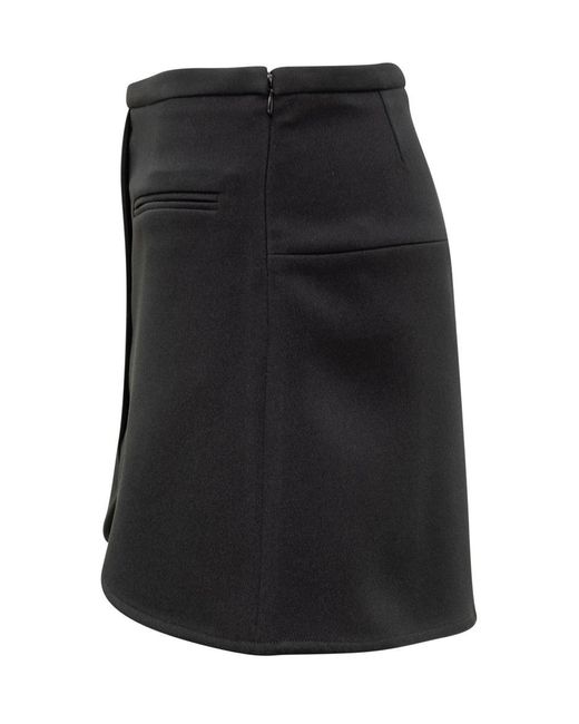 Courreges Black Courreges Ellipse Miniskirt