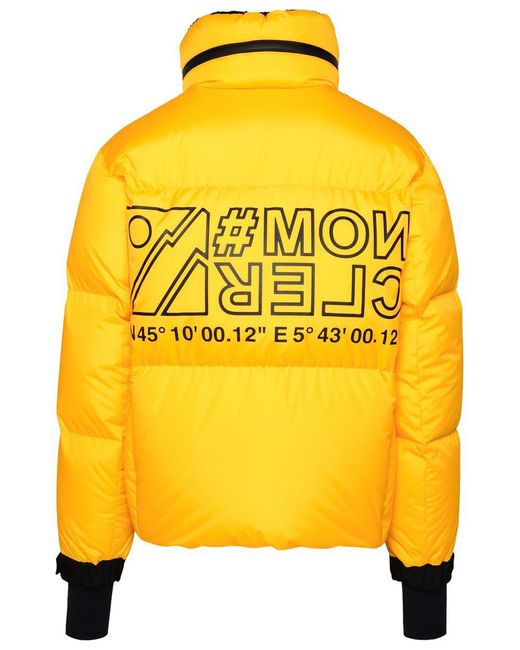 3 MONCLER GRENOBLE Yellow Down Jacket Verdons for men