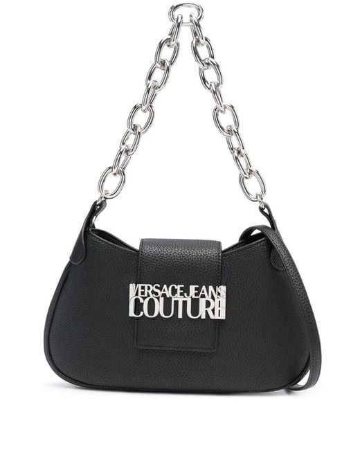 Versace Black Logo-plaque Crossbody Bag