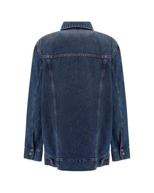 Khaite Blue Ross Oversized Jacket