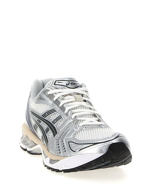 Asics White 'Gel Kayano 14' Sneakers