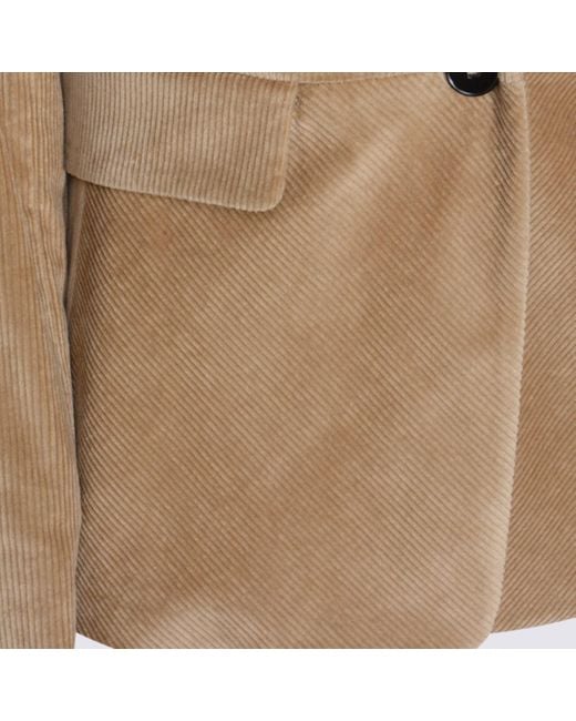 Antonelli Brown Cotton Grumello Blazer