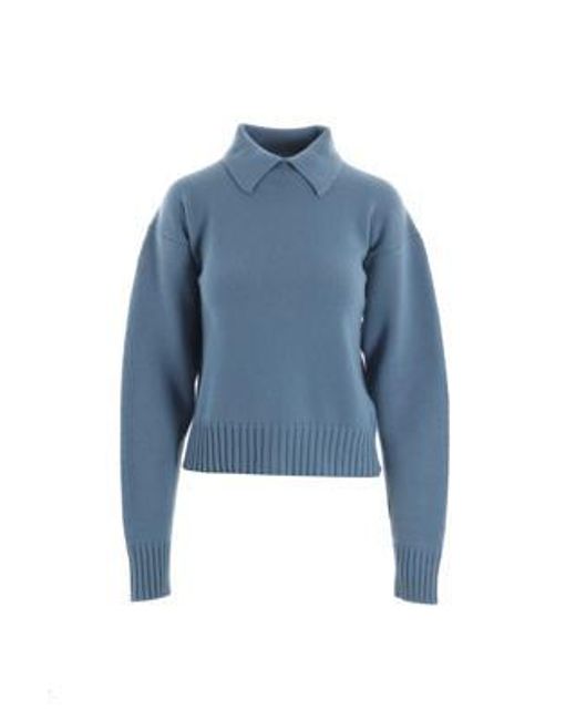 Jil Sander Blue Sweaters