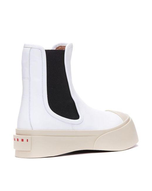 Marni White Boots