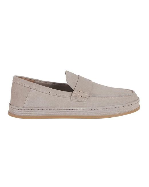 Hogan Gray Loafers for men
