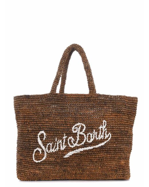 Mc2 Saint Barth Brown Shopping Bag