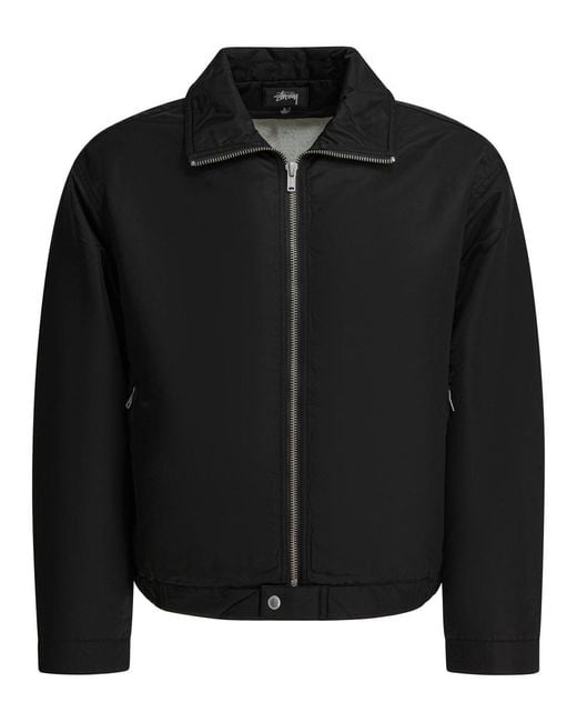 Stussy Black Jackets & Coats for men