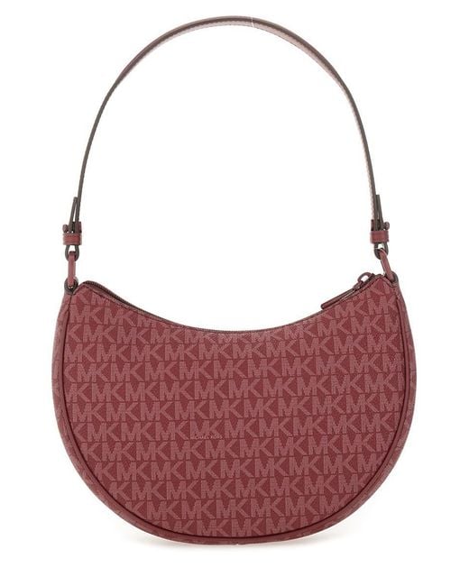 Michael Kors Purple Kyla" Small Convertible Clutch Bag