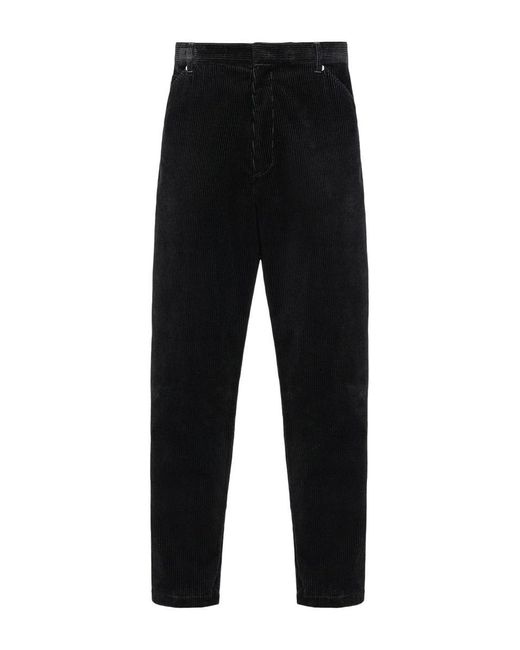 Prada Black Corduroy Trousers for men