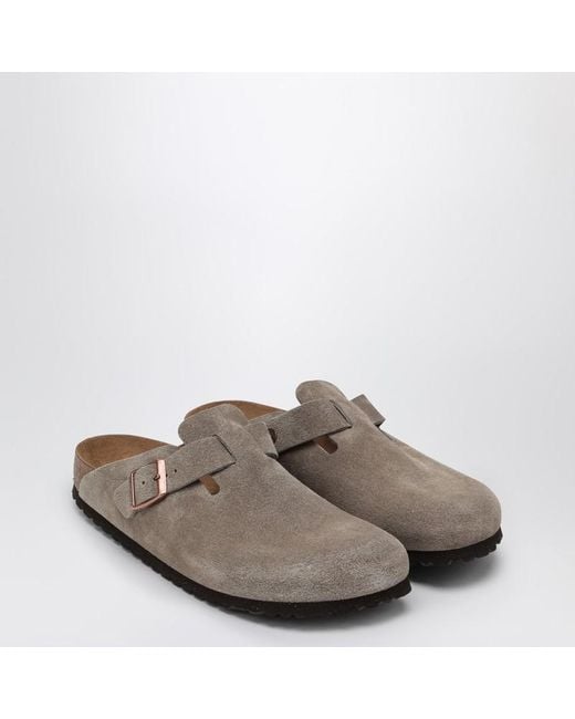 Birkenstock Gray Taupe Boston Sandal