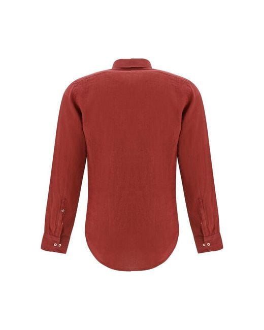 Brooksfield Red Shirts for men
