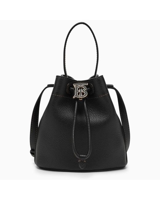 Burberry Black Tb Mini Bucket Bag