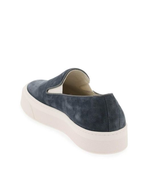 Common Projects Blue Slip-On Sneakers for men