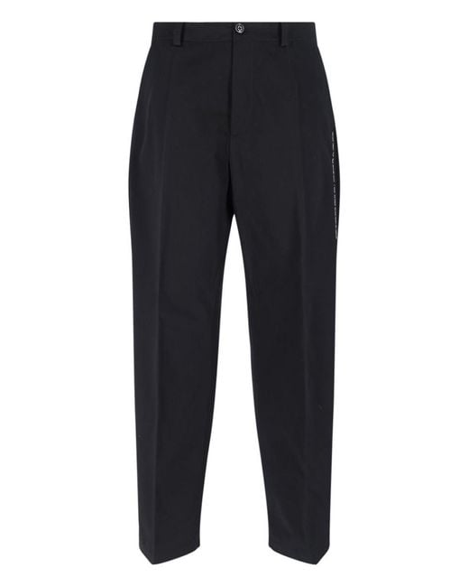Moncler Genius Blue X Frgmt Logo Straight Pants for men