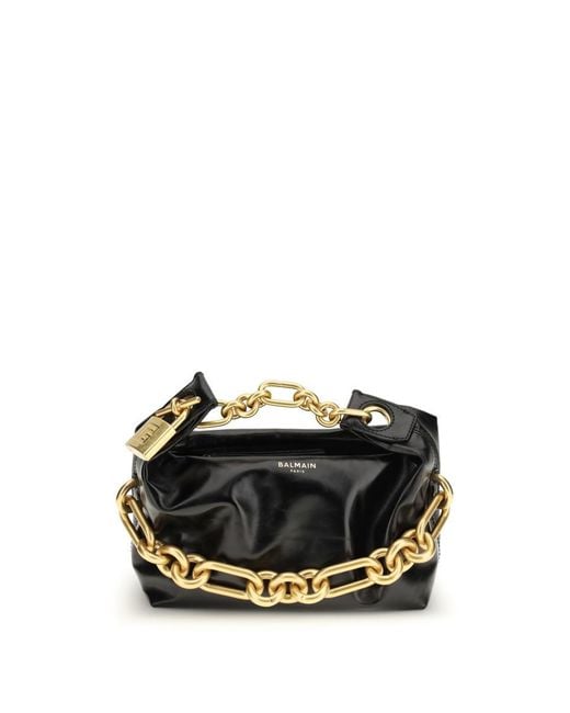 Balmain Black Shoulder Bags