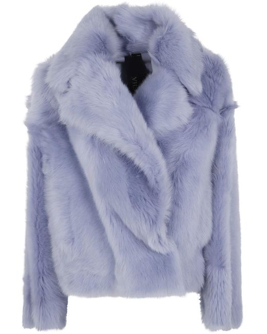 Blancha Blue "Toscana Shearling" Jacket