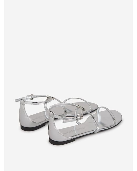 Alexander McQueen White Strappy Sandals