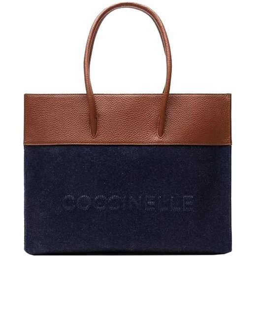 Coccinelle Blue Myrtha Denim Bags