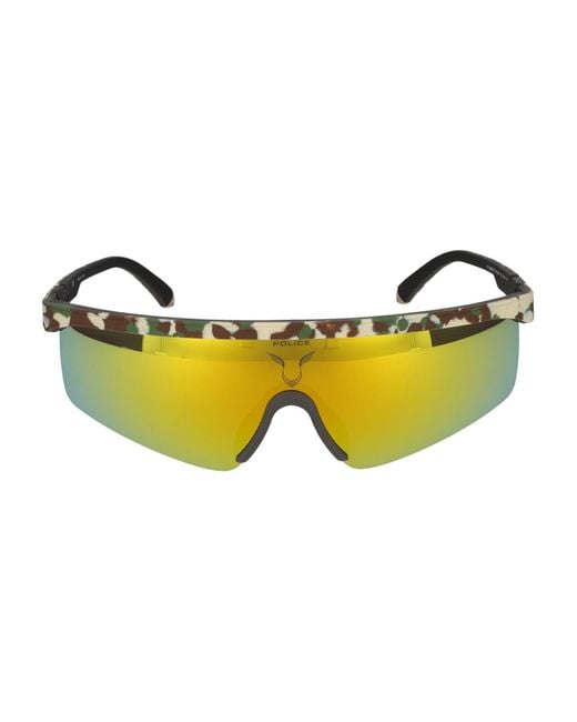 Police Yellow Sunglasses