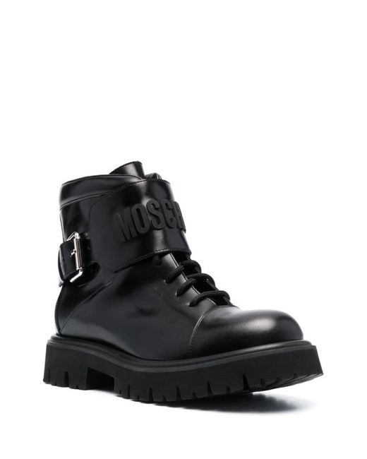 Moschino Black Boots for men