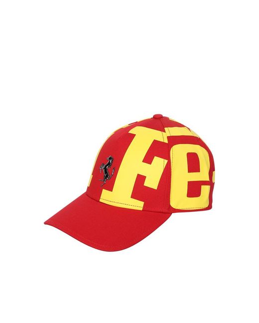 Ferrari Red Hats for men