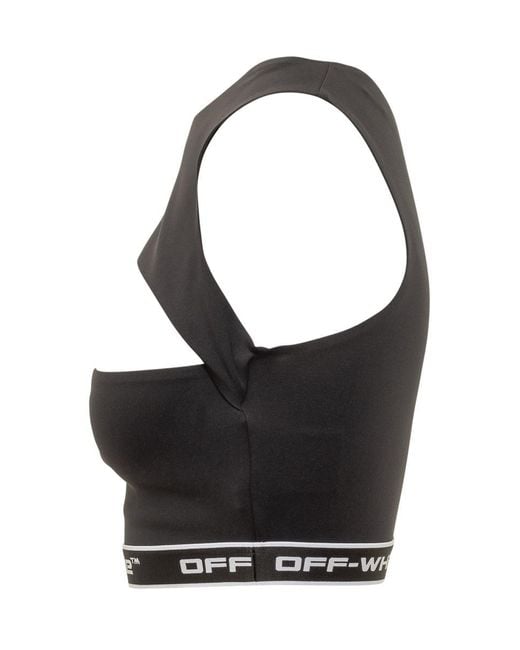 Off-White c/o Virgil Abloh Black Cut Out Top With Logo