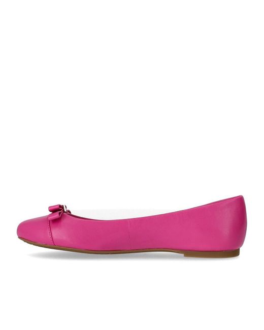 Michael Kors Pink Andrea Fuchsia Ballet Flat Shoe