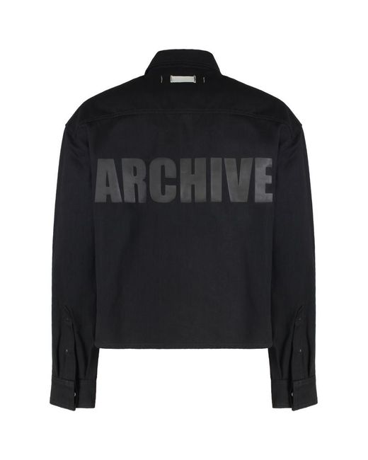 B1 Archive Black Overshirt for men