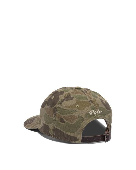 Polo Ralph Lauren Camouflage Trucker Hat in Gray for Men | Lyst