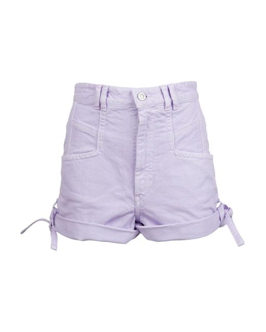 High-waisted Denim Shorts 