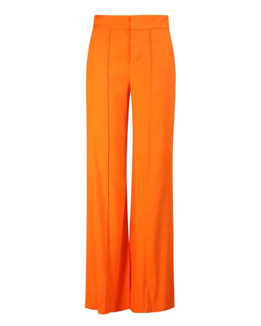 alice and olivia orange pants