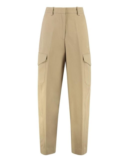 Givenchy Natural Wool And Cotton Trousers