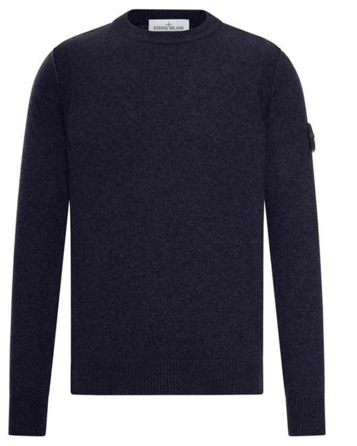 Stone Island Blue Sweaters for men