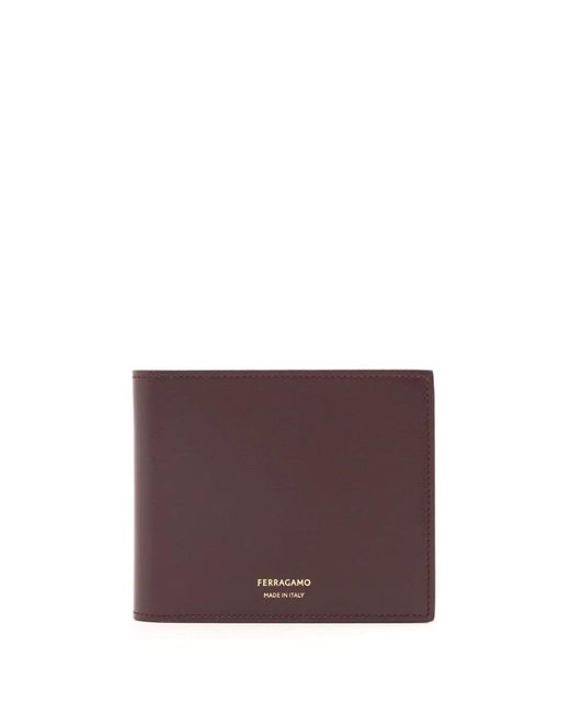 Ferragamo Purple Bi-fold Wallet Accessories for men