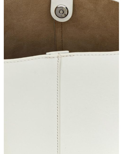 J.W. Anderson White 'the Jwa Corner Small Bucket' Handbag