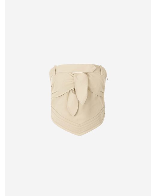 Off-White c/o Virgil Abloh White Cotton Bandana Top
