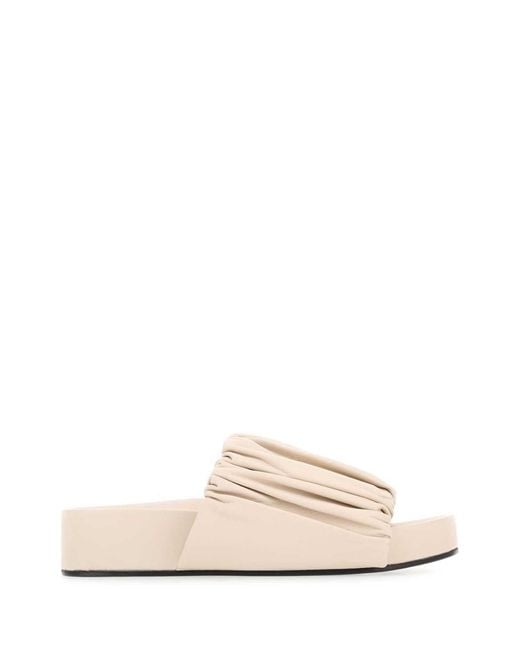 Jil Sander Pink Slippers