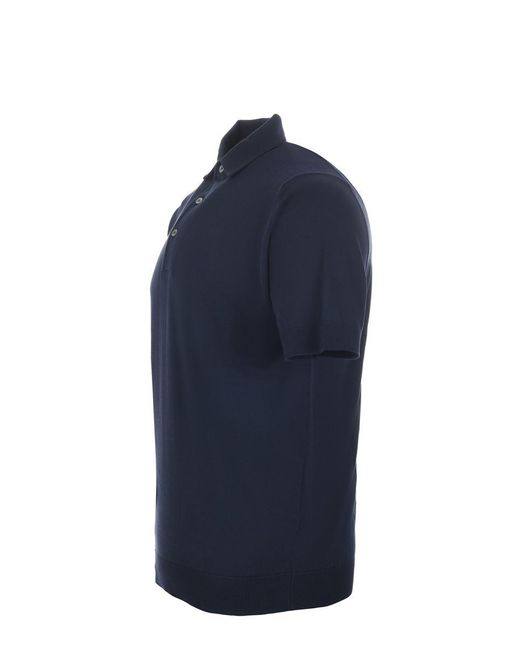 FILIPPO DE LAURENTIIS Blue T-Shirts And Polos for men