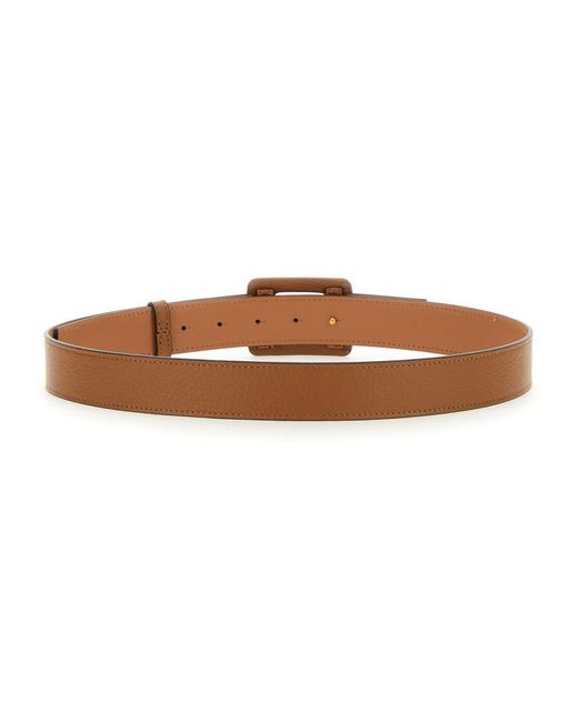 Hogan Brown Leather Belt