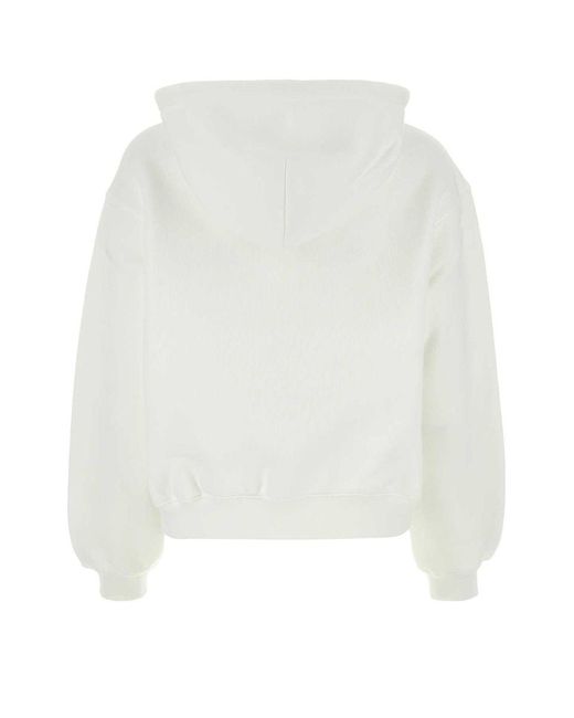 T By Alexander Wang White Sweaters