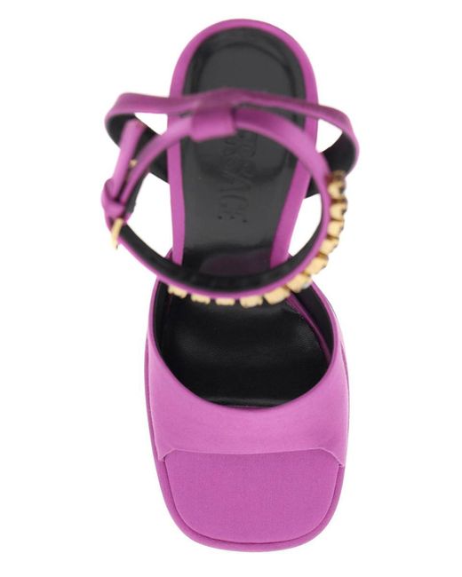 Versace Pink 'aevitas' Sandals