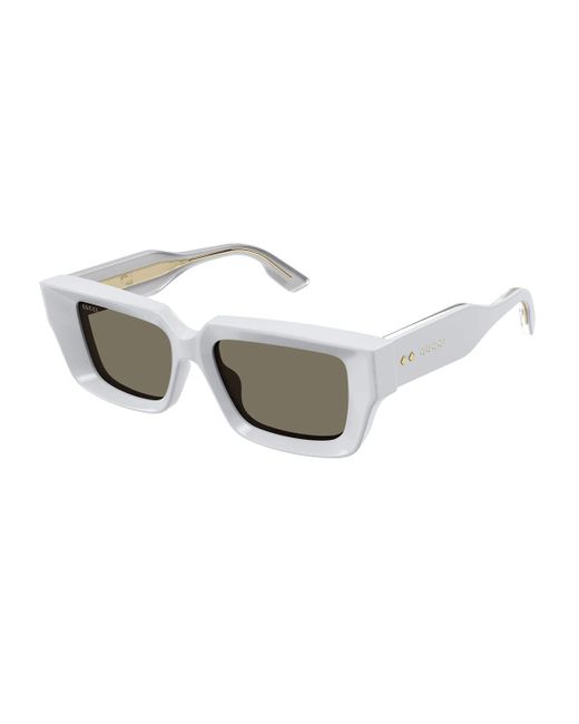 Gucci Brown Gg1529S Linea Rivets Sunglasses
