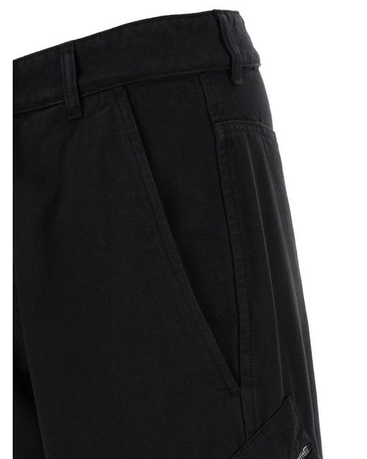 Jacquemus Black Cargo Trousers for men