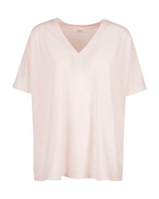 Zanone Pink Kimono T-Shirt